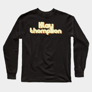 vintage color klay thompson Long Sleeve T-Shirt